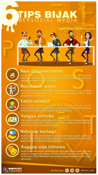 Infografis: 6 Tips Bijak Bersosial Media!